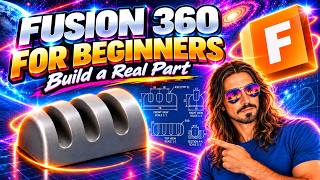Fusion 360 for Beginners: Build a Real Part from Scratch (Full Tutorial)