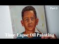 Oil Painting Time-Lapse || &quot;Niño Del Barrio&quot; Part 2