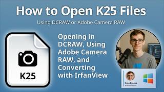 K25 फाइलों को कैसे खोलें (Kodak K25 कैमरा RAW) screenshot 5