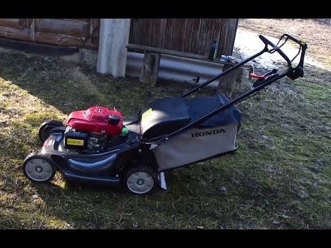 Газонокосилка HONDA HRX 537 C4 HYEA распаковка и мини тест-драйв