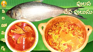 పలస చపల పలస ఒకకసరన రచచడలసద, Godavari Special Pulasa Fish Curry In Telugu,Ilish Fish