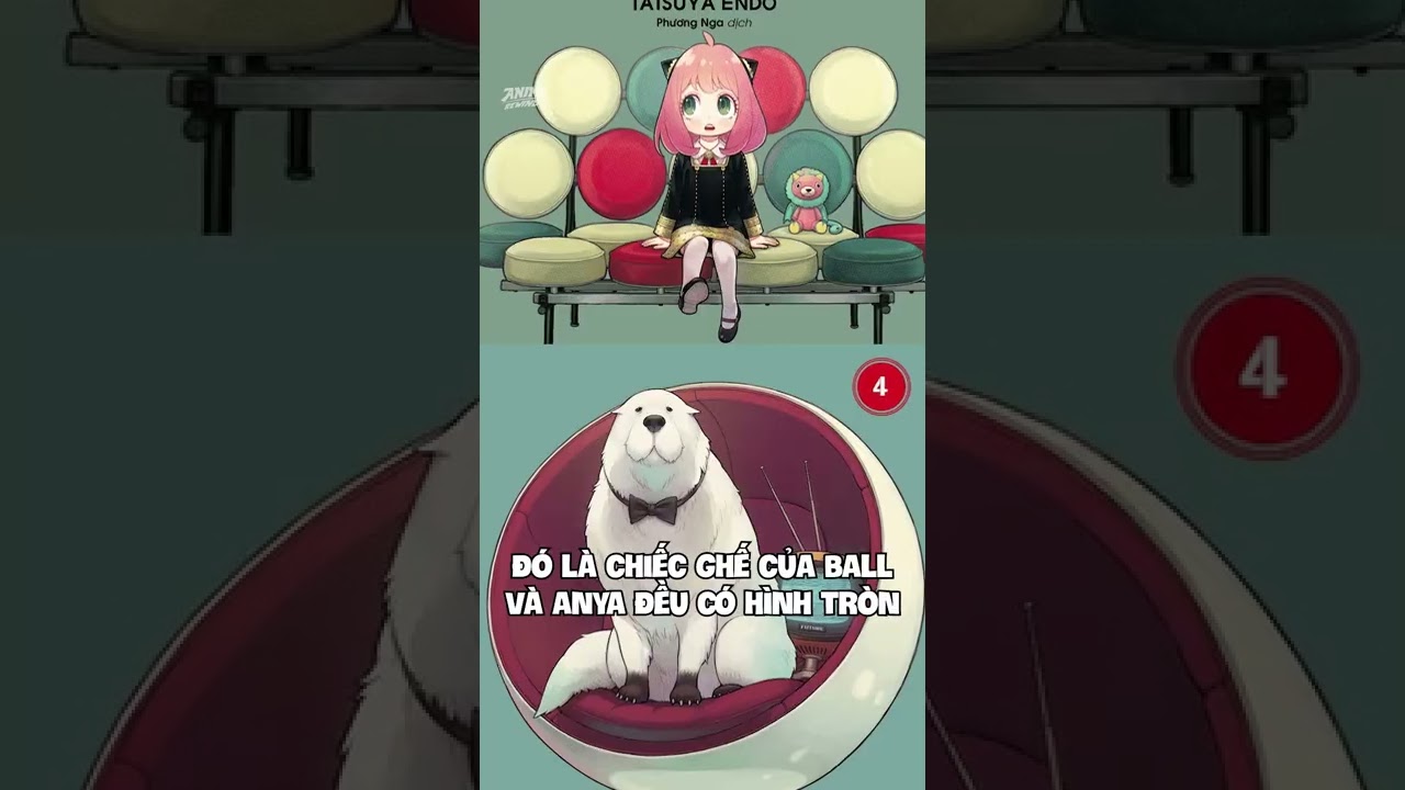 BÍ ẨN VỀ NHỮNG CHIẾC GHẾ TRÊN BÌA MANGA | SPY X FAMILY 