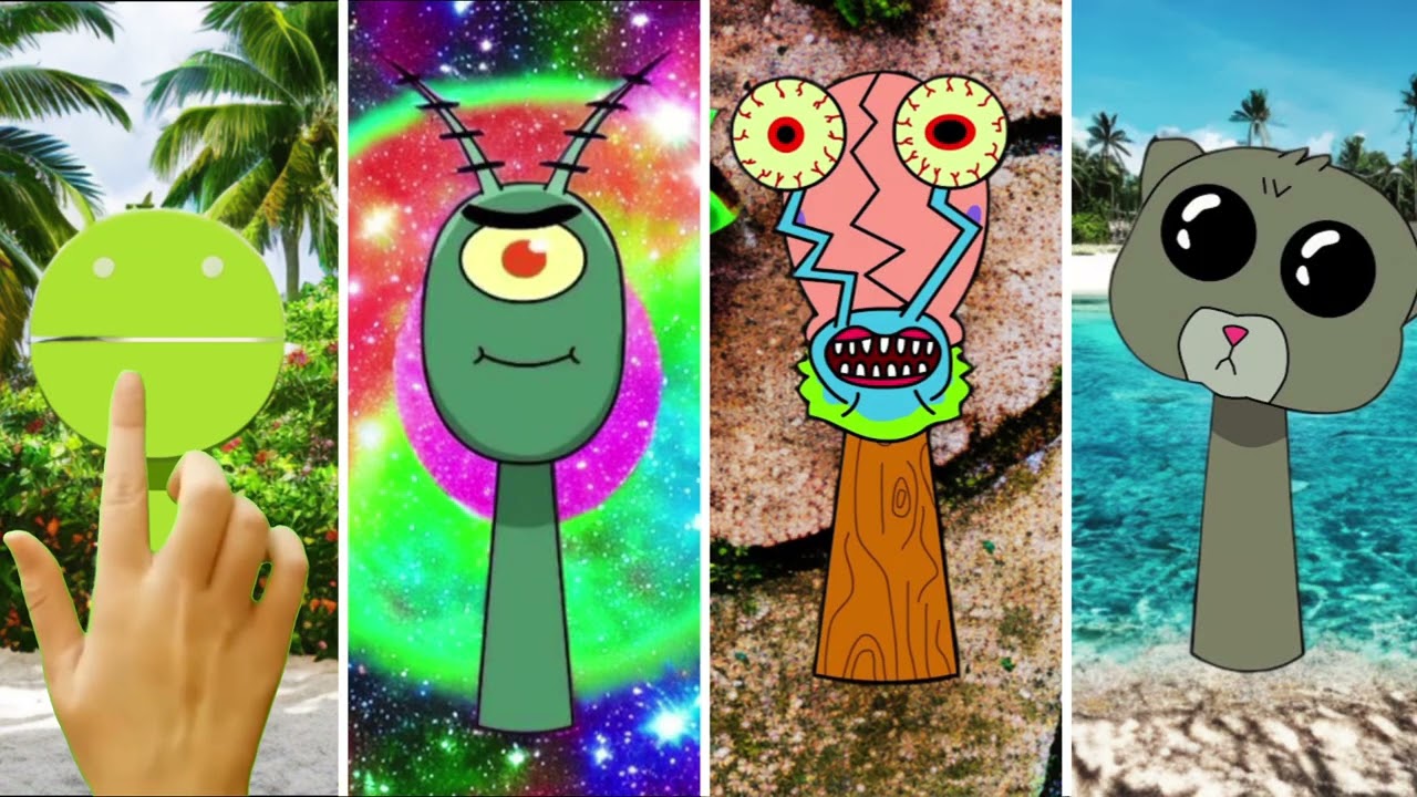 “Sprunki OC Android vs Sad Hamster vs Gary vs Sandy Cheeks vs Plankton 🔥 Tiles Hop Showdown!”