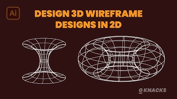 Create 3D wireframes  Designs in Adobe Illustrator