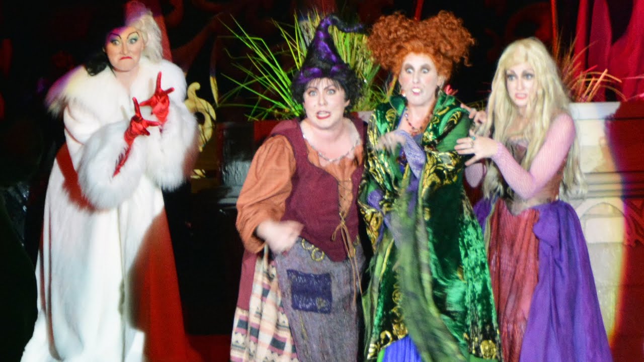 Full Hocus Pocus Villain Spelltacular Show, Multi-Angle at Mickey's Not-So-Scary Halloween Party