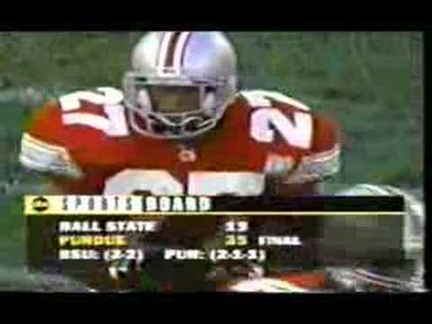 Eddie George 61yd scamper, eventual TD - Notre Dame 1995 