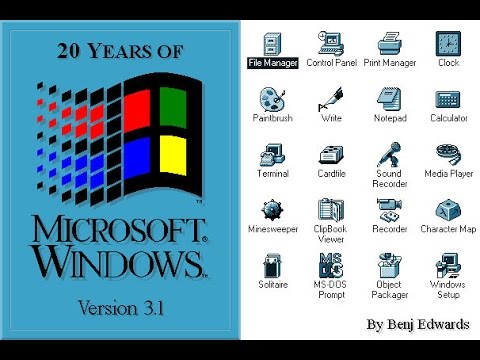 ComeBack Windows 3.11 (1992) - YouTube