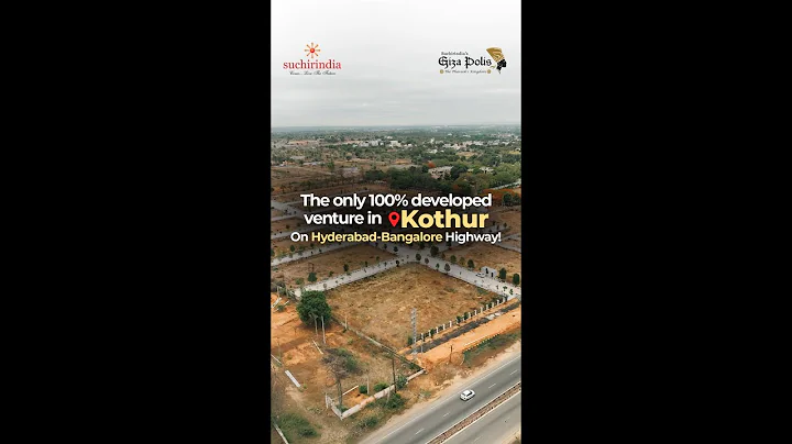 Luxury Villa Plots for Sale in Kothur, Hyderabad | The Only 100% Developed Venture
