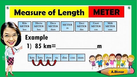 CONVERSION OF UNITS /  MEASURE OF LENGTH