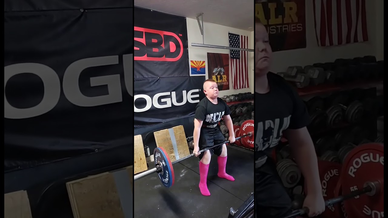 Strongest 9 year old 250lbs/114kg deadlift
