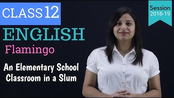 an elementary school classroom in a slum | WITH NOTES