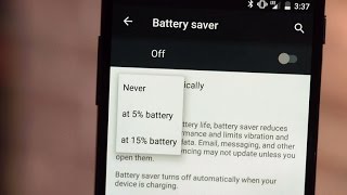 Enable battery saver on Android 5.0 Lollipop screenshot 1
