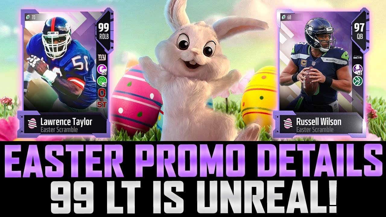 Egg Scramble Promo FULL DETAILS! | 99 OVR Lawrence Taylor! | MUT 18