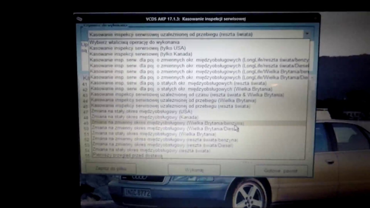 Audi A4 B8 Kodowaniecoding Reset Inspekcji Due Youtube