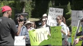 Casey Kasem News Kerri Kasem Peaceful Protest Kids Cry for Help Los Angeles, CA TV