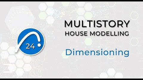 ArchiCAD 24 - Multistory House Modelling [Part 04 - Manual Dimensions]