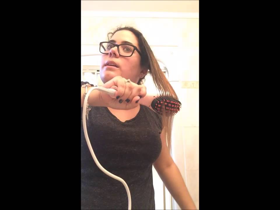 Apalus Digital Hair Straightener Brush Review YouTube