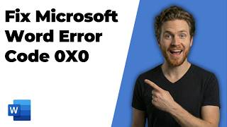 Fix Microsoft Word Error Code 0X0 (Quick Repair Guide)