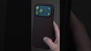 Day 6 of trying iPhone 17 Pro Max cases... NOMAD Modern Leather Case #iPhoneCase #iphone17promax