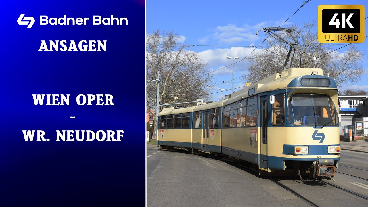 Badner Bahn – Stationsansagen – Wien, Oper – Wr. Neudorf | Wiener Grantler