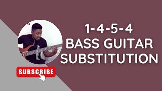 A Must Watch - 1-4-5-4 Bass Guitar Substitution #bassguitar #africanpraise #tutorial #guitarlesson