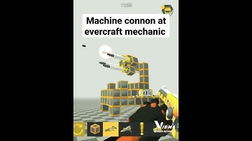 machine connon at evercraft mechanic #shorts #minigun