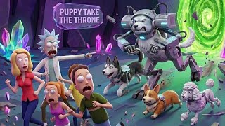 Puppy take a throne | R & M  S 01 Ep 01 #rickandmorty #viral #animation #fyp #sciencefiction #sitcom