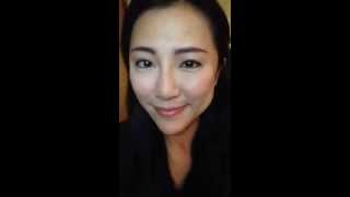 Model Crystal Kam Korean 3D Micro-blading Eyebrow After