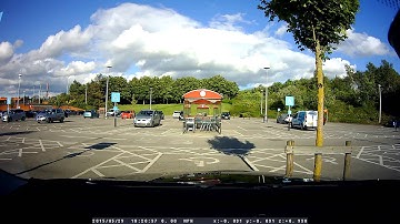 Cloud timelapse from dashcam parking mode