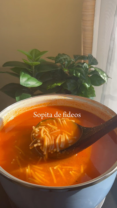 Sopa De Fideo | Mexican Pasta Soup