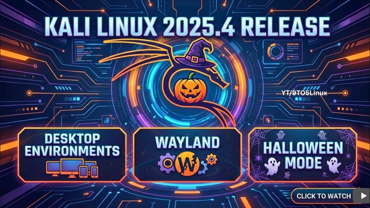 Kali Linux 2025.4 Released! GNOME 49, Wayland & Big Changes 🚨 - YouTube