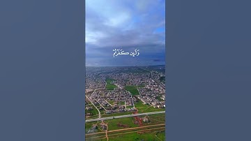 وإذ تأذن ربكم لئن شكرتم لأزيدنكم، سورة ابراهيم، هزاع البلوشي، قرآن ٣٠ ثانية