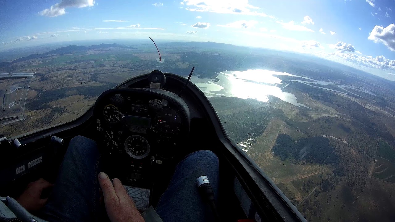 Glider training Solo flight part 2 YouTube
