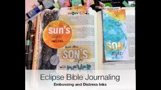 Solar Eclipse Bible Journaling