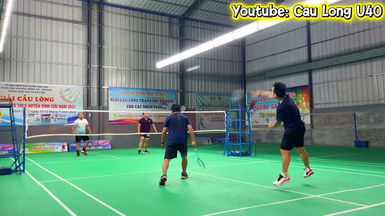 Cầu lông U40 các pha cầu hay nhất đầu năm 2026