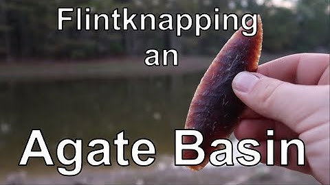 Flintknapping an Agate Basin Point and the Late Paleoindian Period