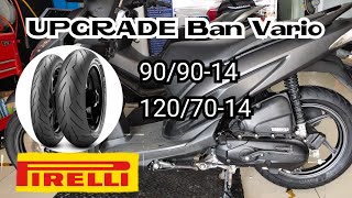 Upgrade Ban Honda Vario...Pirelli Diablo Rosso 90/90-14 & 120/70-14 || Super Ngedonut ----