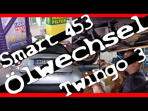 Smart 453, Twingo 3, Oil change, Ölwechsel