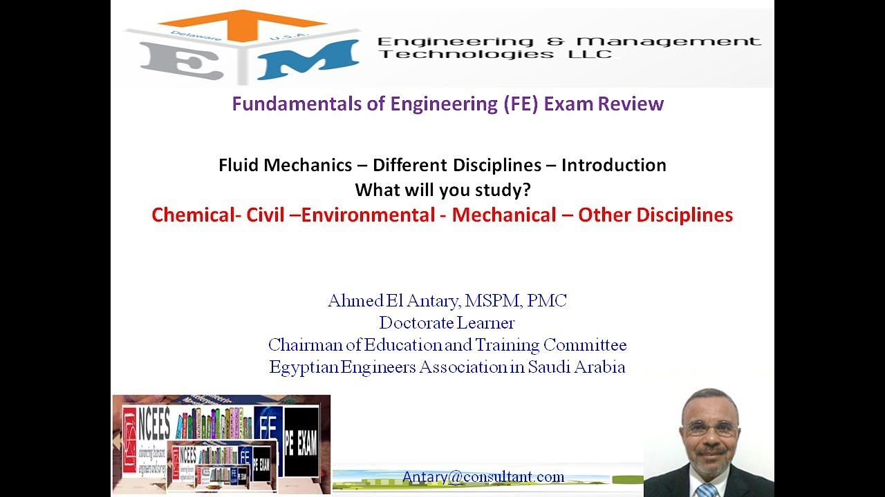 FE All Disciplines Fluid Mechanics Introduction English El