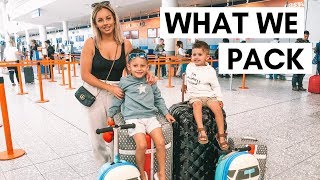 FAMILY HOLIDAY PACK WITH ME | FAMILY OF 4 | Lucy Jessica Carter