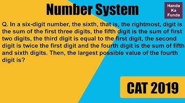 Quantitative Aptitude - Number System - Figuring out the value of six digit number