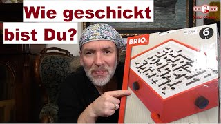 Der Geschicklichkeits-Klassiker! Holz Labyrinth Spiel! Game mit 3 Spielfeldern von Brio ab 6 Jahren screenshot 1
