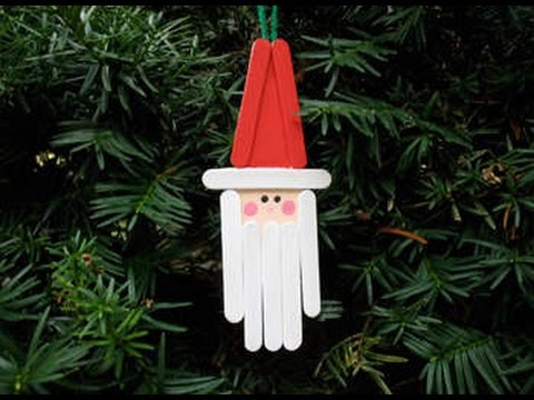 DIY Christmas Ornaments - Easy Make Santa Claus - Craft Ideas For Kids ...