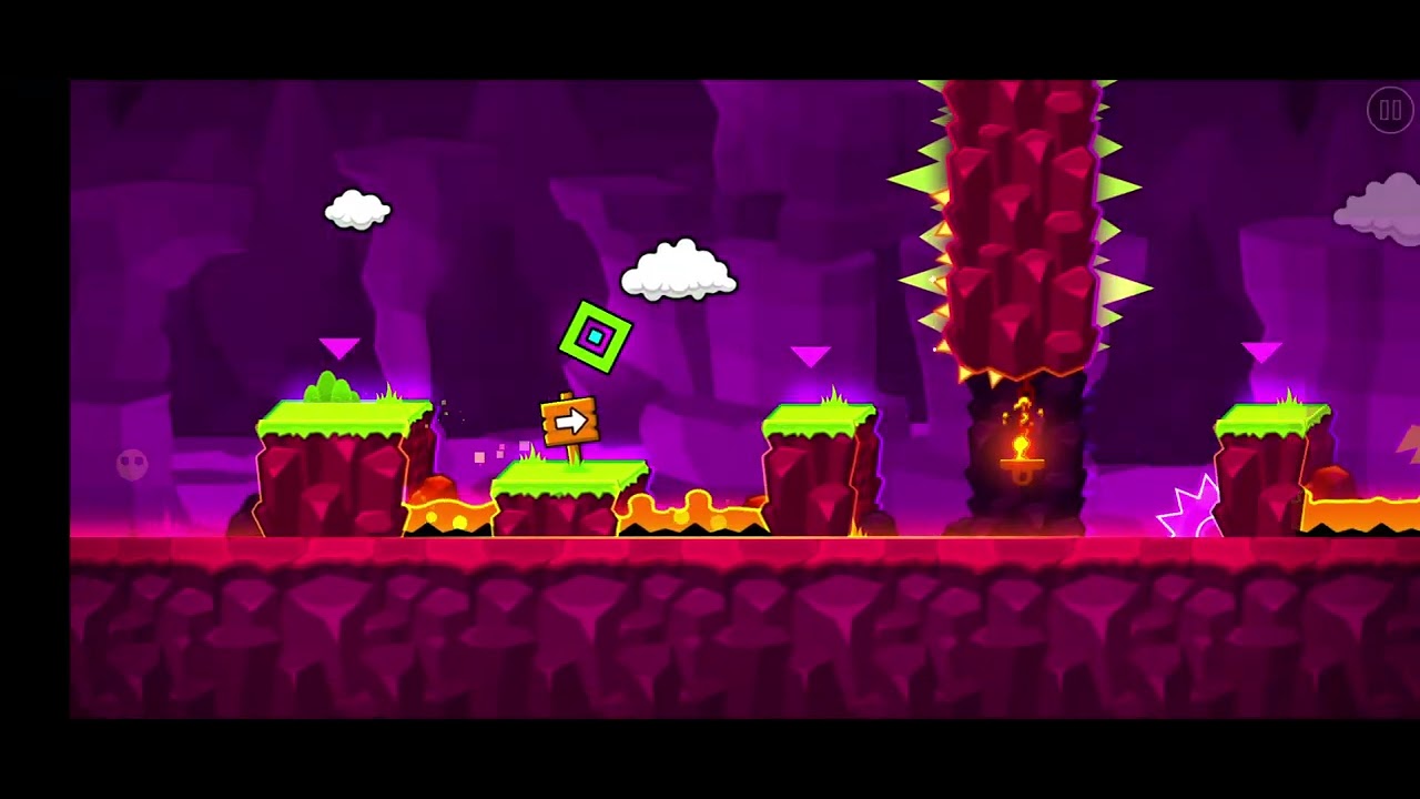 playing the full version of geometry dash 3 - YouTube
