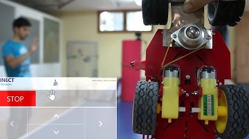 Arduino robot manipulation using Kinect