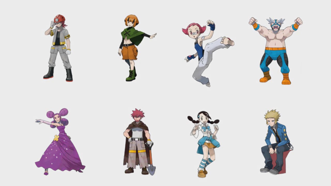 역대 포켓몬 체육관 관장 배틀 BGM