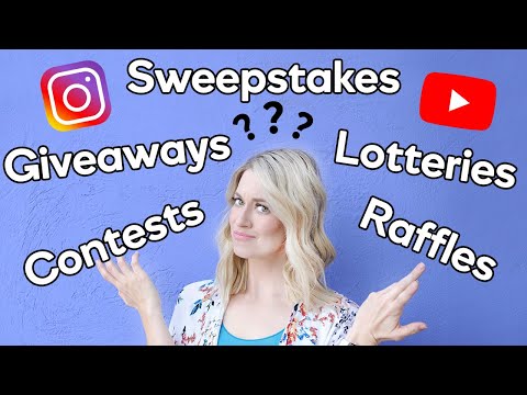 GIVEAWAYS vs CONTESTS vs SWEEPSTAKES vs LOTTERIES vs RAFFLES (What’s the difference? 🎉🤔)