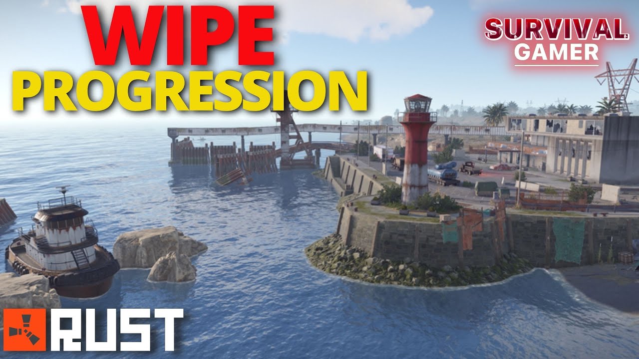 RUST VANILLA - WIPE PROGRESSION - SOBREVIVEMOS A MAIS UM DIA!!! - YouTube