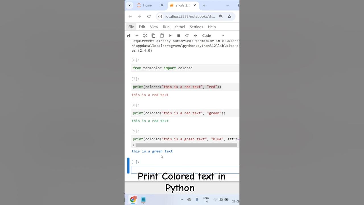 How to print coloured text in Python #python #pythonforbeginners # ...