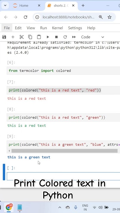 How to print coloured text in Python #python #pythonforbeginners # ...